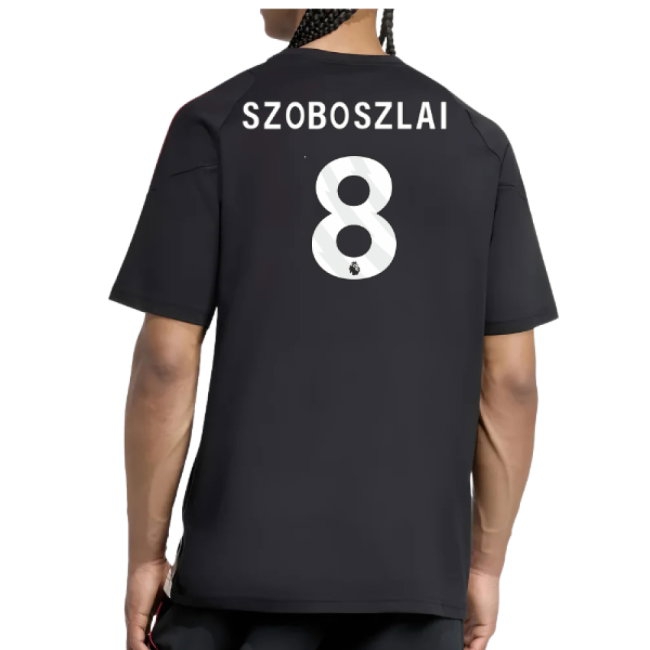 2025-2026 Liverpool Training Tee (Black) (Szoboszlai 8) — Shop Online