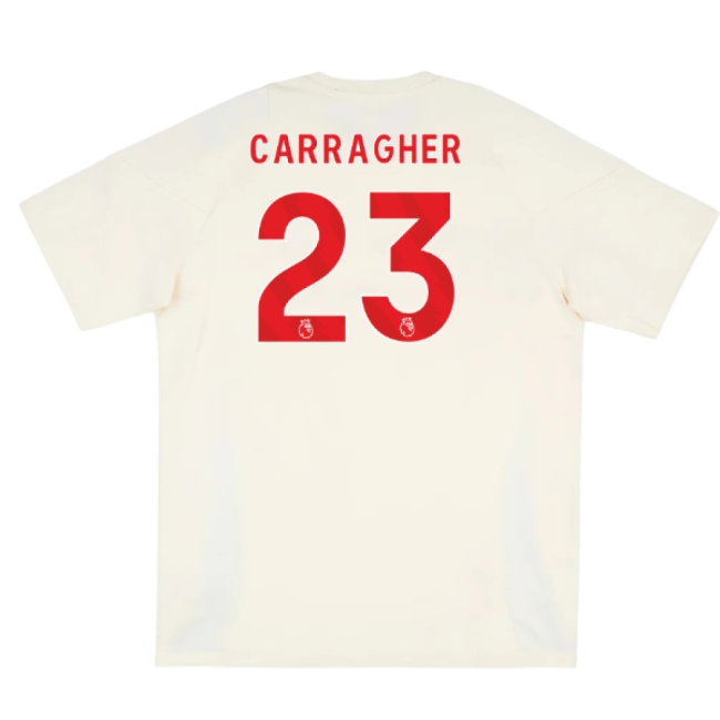 2025-2026 Liverpool Training Tee (White) (Carragher 23) — Shop Now