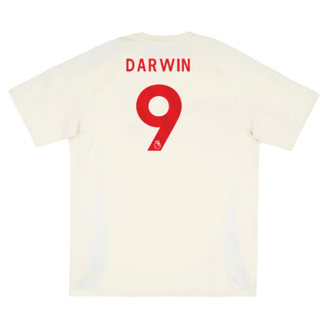 2025-2026 Liverpool Training Tee (White) (Darwin 9) — Buy Now