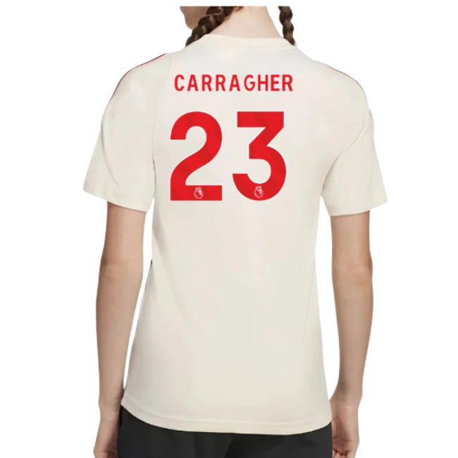 2025-2026 Liverpool Training Tee (White) - Kids (Carragher 23) — Buy Now