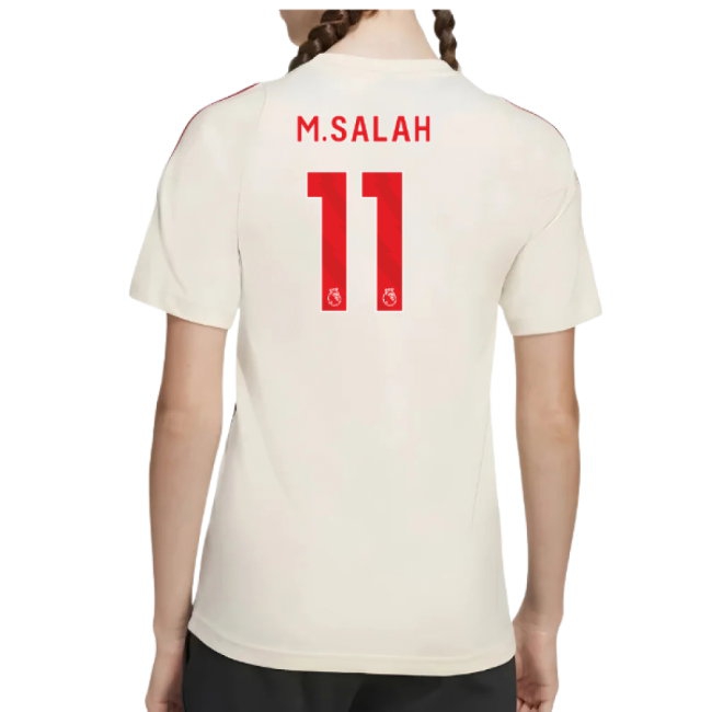 2025-2026 Liverpool Training Tee (White) - Kids (M.Salah 11) — Buy Now