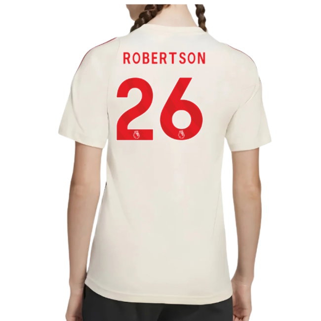 2025-2026 Liverpool Training Tee (White) - Kids (Robertson 26) — Buy Now