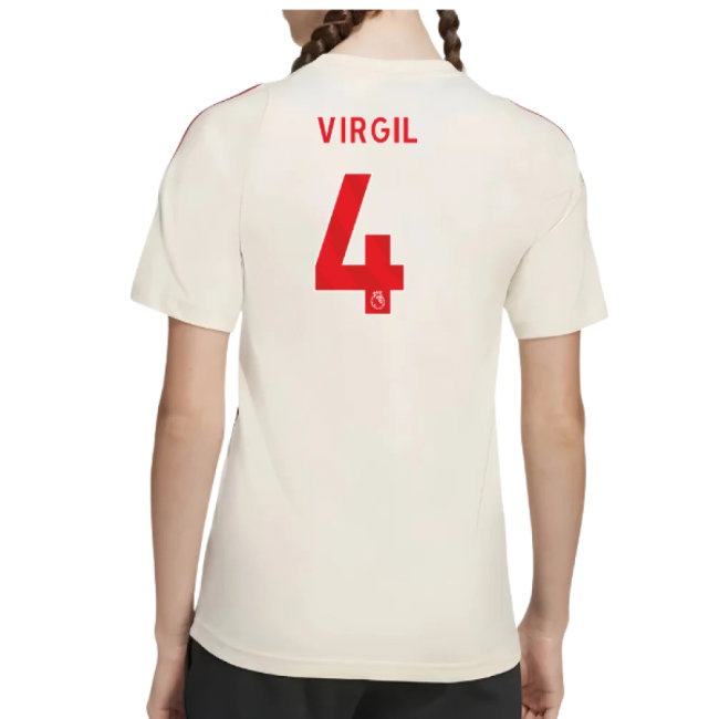 2025-2026 Liverpool Training Tee (White) - Kids (Virgil 4) — Buy Online