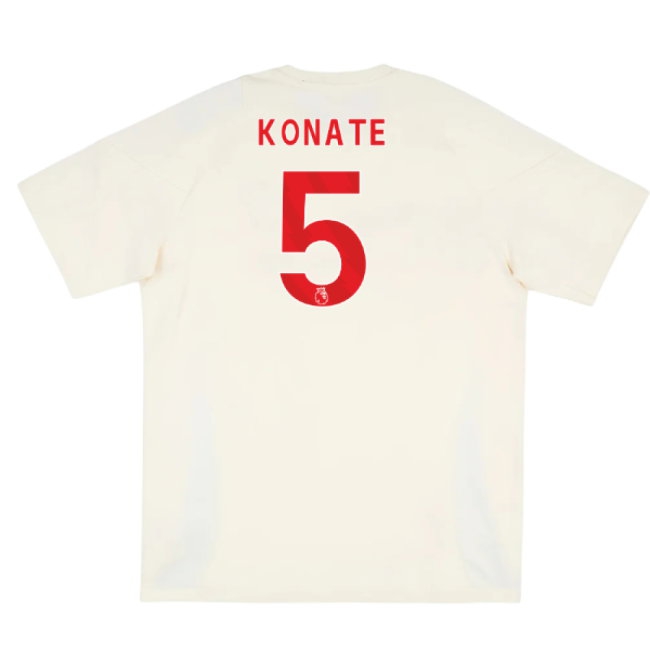 2025-2026 Liverpool Training Tee (White) (Konate 5) — Shop Now