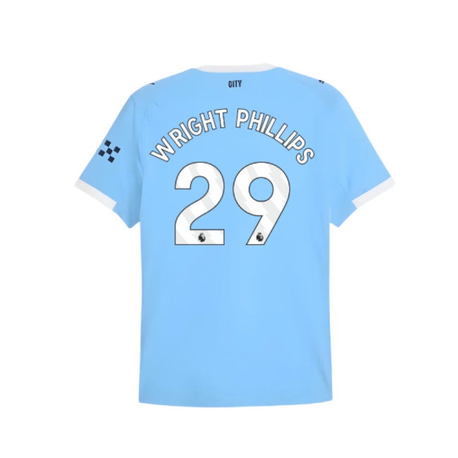 2025-2026 Man City Player Version Home Shirt (Wright Phillips 29) — Buy Now