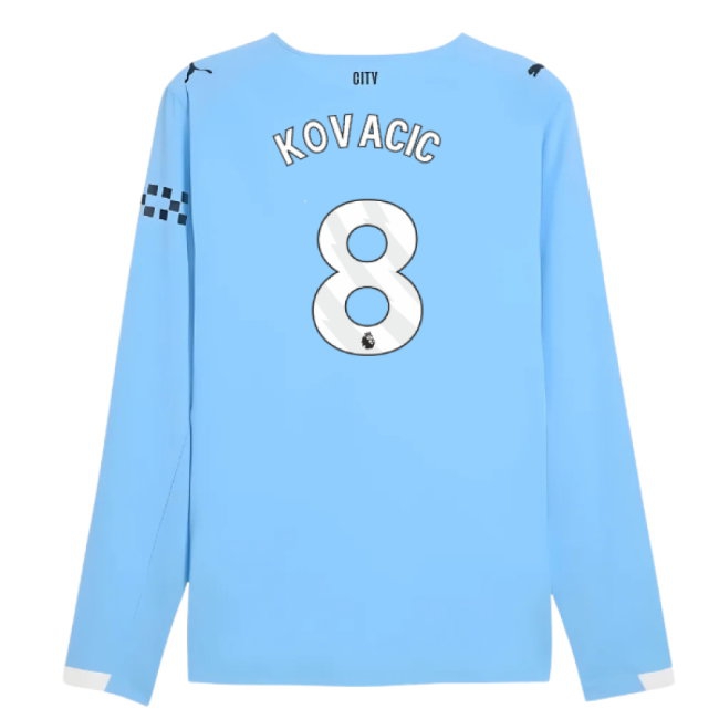 2025-2026 Man City Player Version Long Sleeve Home Shirt (Kovacic 8) — Buy Now
