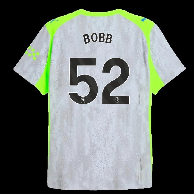 2025-2026 Man City Player Version Third Shirt (Bobb 52) — Buy Now