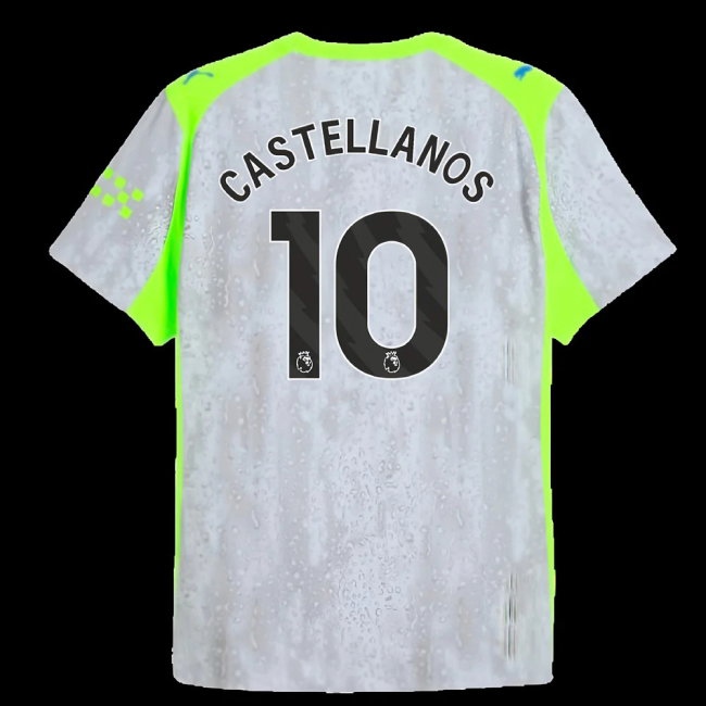 2025-2026 Man City Player Version Third Shirt (Castellanos 10) — Buy Online