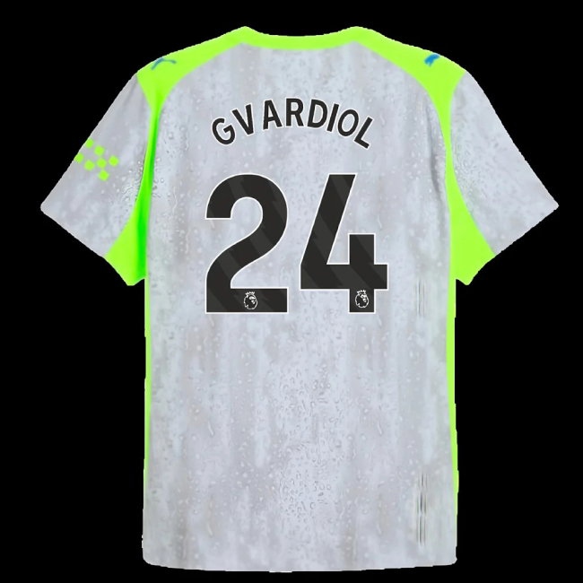 2025-2026 Man City Player Version Third Shirt (Gvardiol 24) — Buy Now