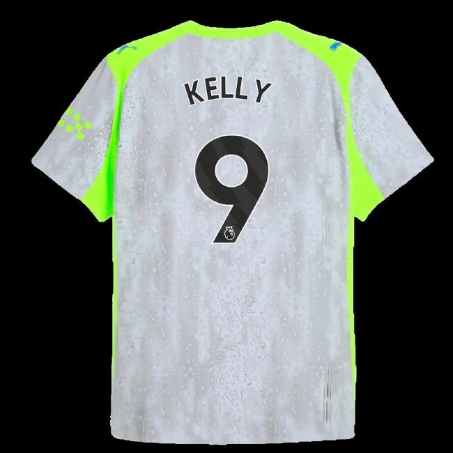 2025-2026 Man City Player Version Third Shirt (Kelly 9) — Shop Now