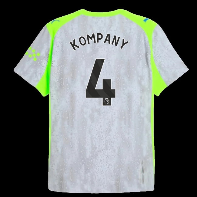 2025-2026 Man City Player Version Third Shirt (Kompany 4) — Buy Now