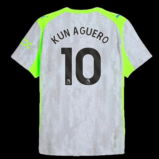 2025-2026 Man City Player Version Third Shirt (Kun Aguero 10) — Buy Online