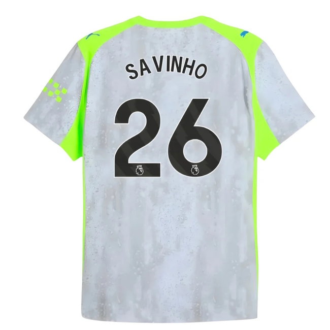 2025-2026 Man City Player Version Third Shirt (Savinho 26) — Buy Online