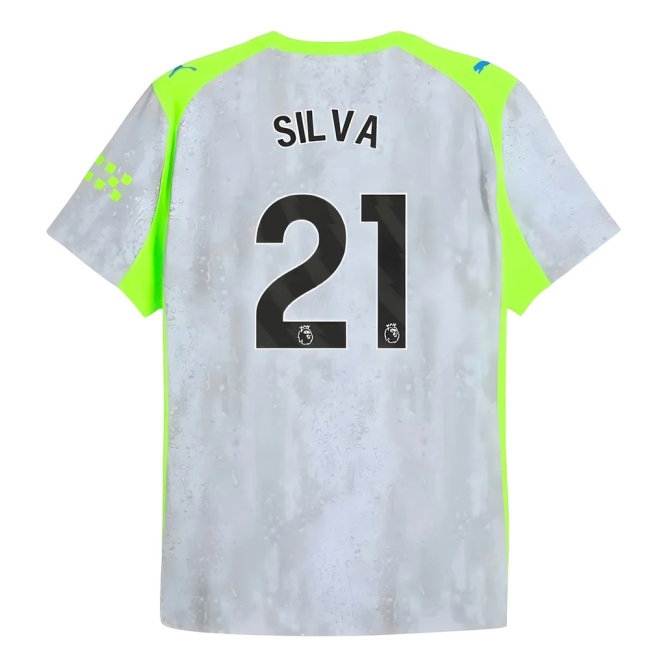 2025-2026 Man City Player Version Third Shirt (Silva 21) — Shop Now