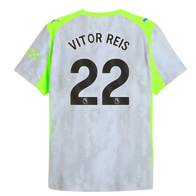 2025-2026 Man City Player Version Third Shirt (Vitor Reis 22) — Shop Online