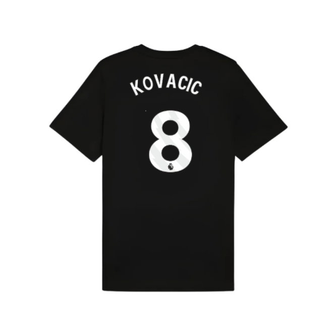 2025-2026 Man City FtblESS Tee (Black) (Kovacic 8) — Shop Online