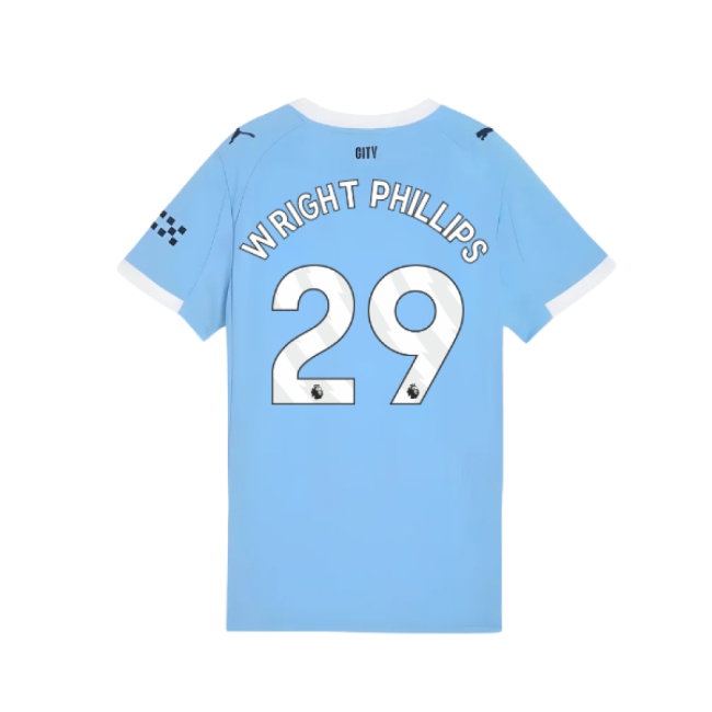 2025-2026 Man City Home Shirt (Womens) (Wright Phillips 29) — Buy Now