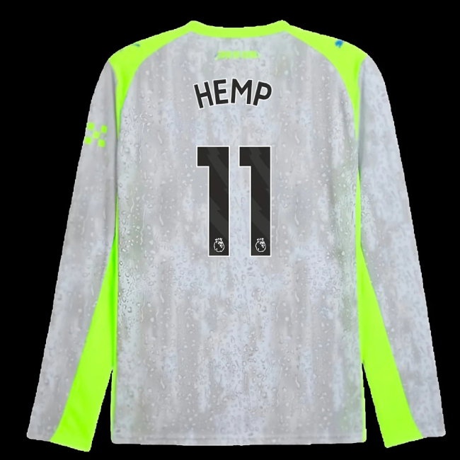 2025-2026 Man City Long Sleeve Third Shirt (Hemp 11) — Shop Online