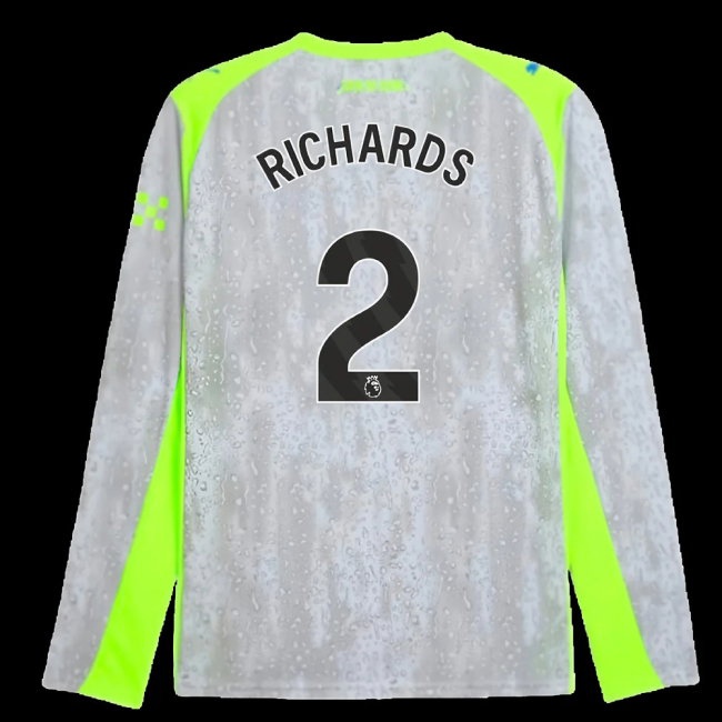2025-2026 Man City Long Sleeve Third Shirt (Richards 2) — Buy Online