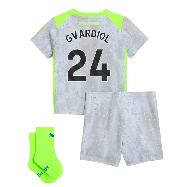 2025-2026 Man City Third Baby Kit (Gvardiol 24) — Buy Online