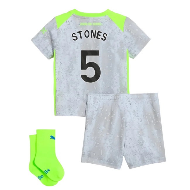 2025-2026 Man City Third Baby Kit (Stones 5) — Shop Now