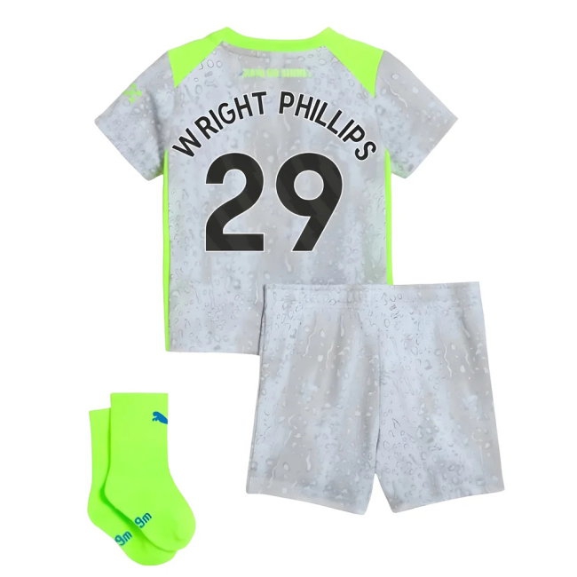 2025-2026 Man City Third Baby Kit (Wright Phillips 29) — Buy Now