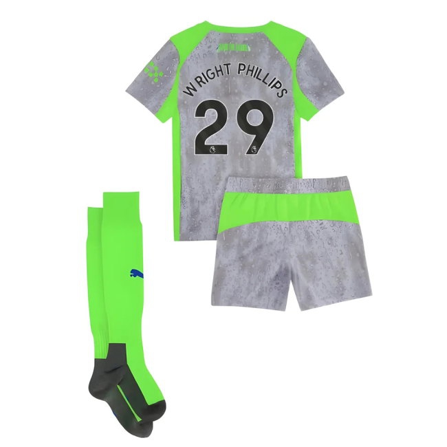 2025-2026 Man City Third Mini Kit (Wright Phillips 29) — Shop Now