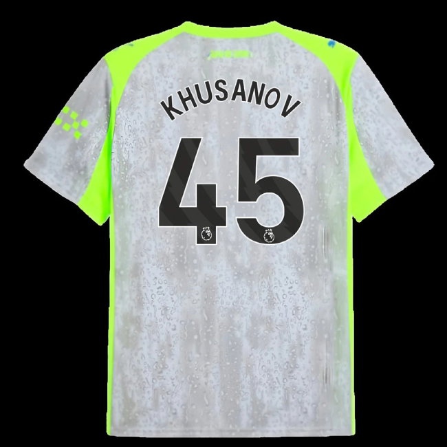 2025-2026 Man City Third Shirt (Khusanov 45) — Buy Now