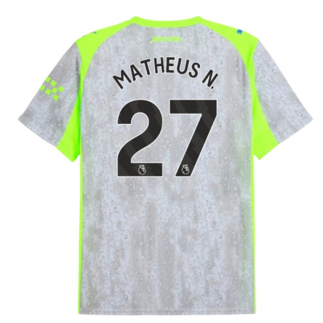 2025-2026 Man City Third Shirt (Matheus N. 27) — Buy Online