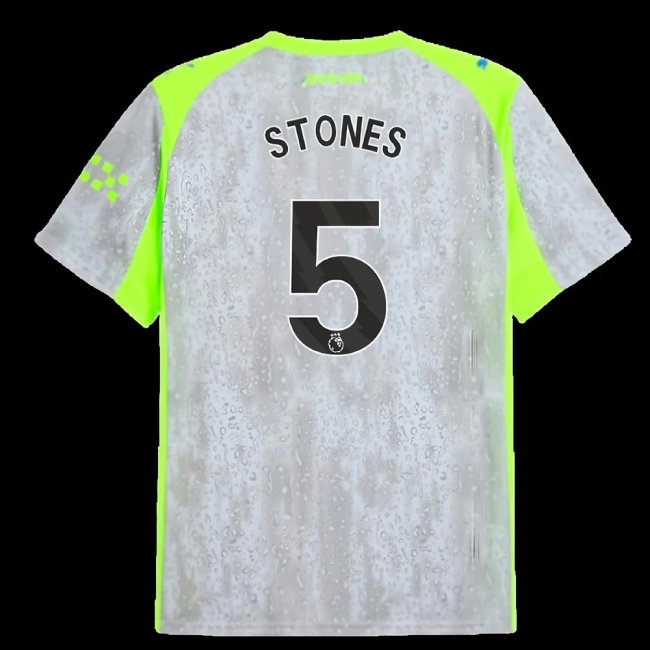 2025-2026 Man City Third Shirt (Stones 5) — Buy Now