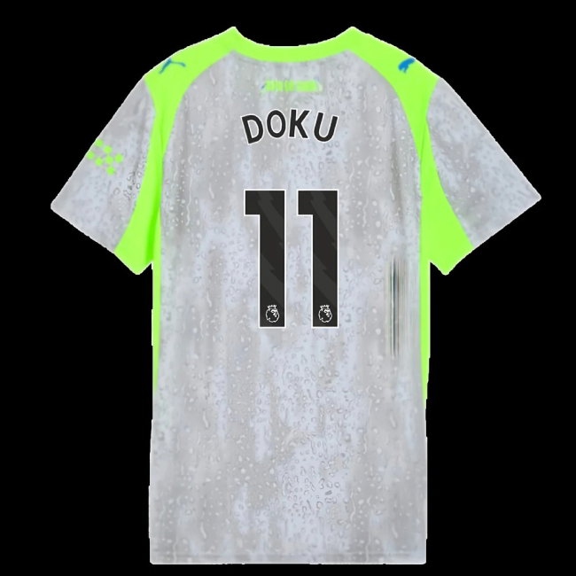 2025-2026 Man City Third Shirt (Womens) (Doku 11) — Buy Online
