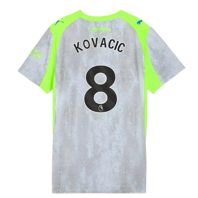 2025-2026 Man City Third Shirt (Womens) (Kovacic 8) — Shop Now