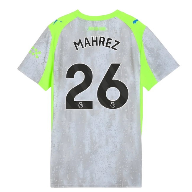 2025-2026 Man City Third Shirt (Womens) (Mahrez 26) — Buy Now