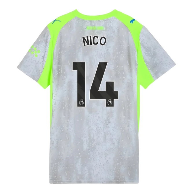 2025-2026 Man City Third Shirt (Womens) (Nico 14) — Shop Now