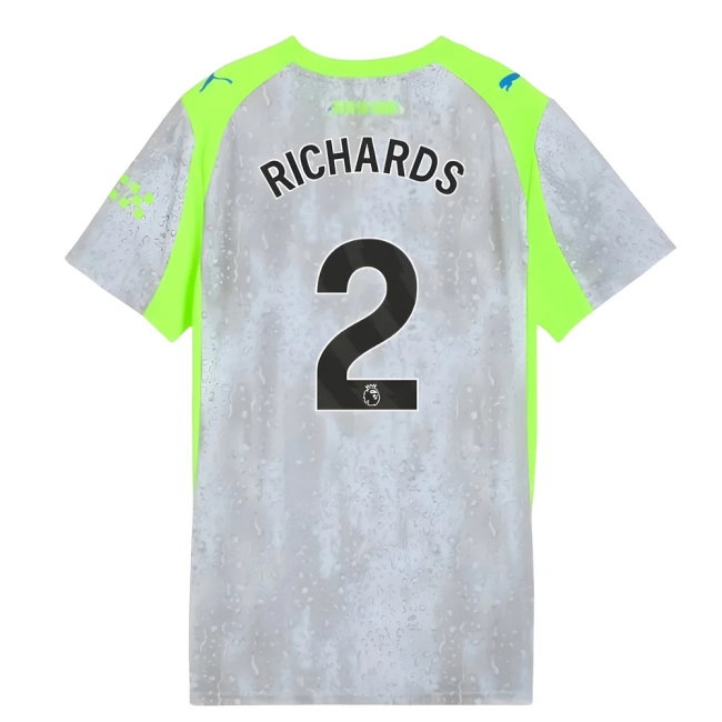 2025-2026 Man City Third Shirt (Womens) (Richards 2) — Shop Online