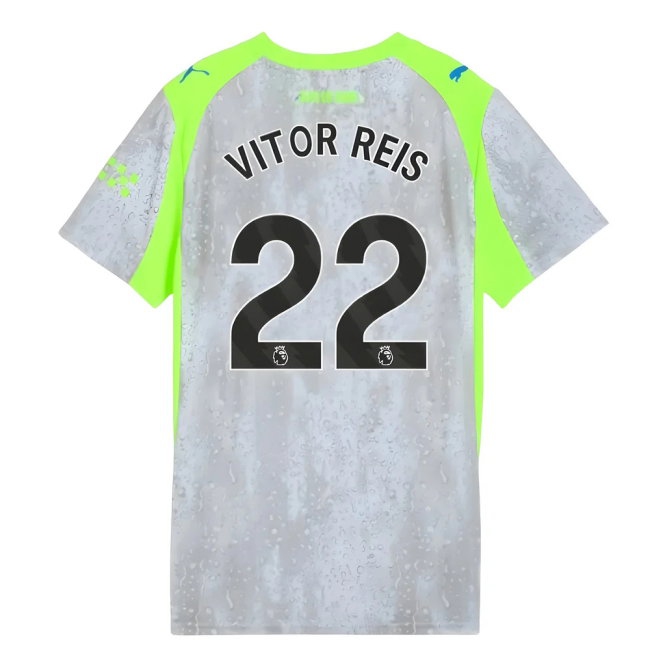 2025-2026 Man City Third Shirt (Womens) (Vitor Reis 22) — Buy Now