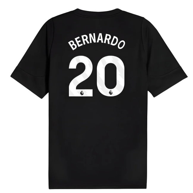 2025-2026 Man City Training Jersey (Black) (Bernardo 20) — Shop Online