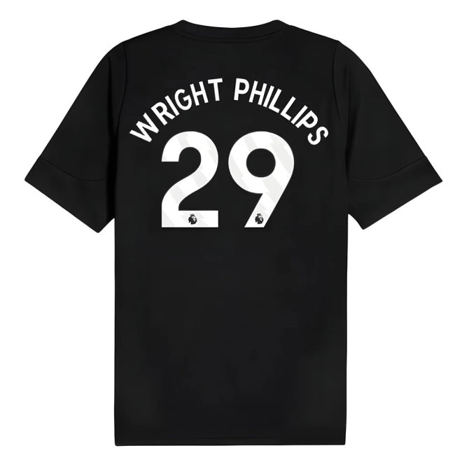2025-2026 Man City Training Jersey (Black) (Wright Phillips 29) — Shop Now