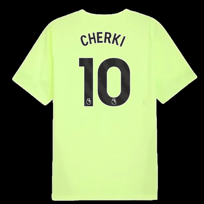 2025-2026 Man City Training Jersey (Fizzy Apple) (Cherki 10) — Buy Now