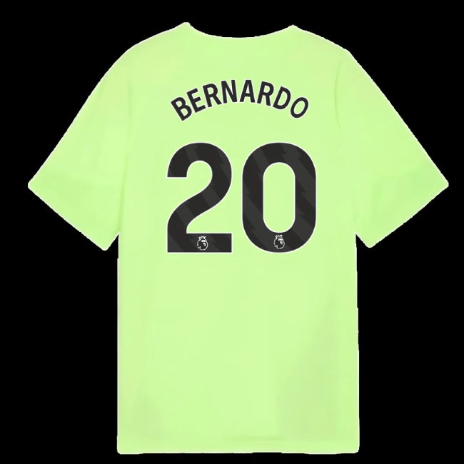 2025-2026 Man City Training Jersey (Fizzy Apple) - Kids (Bernardo 20) — Buy Online