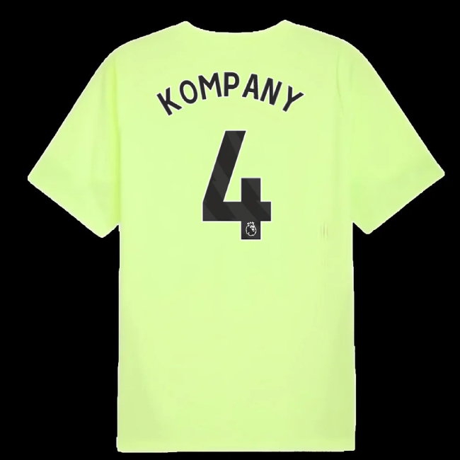 2025-2026 Man City Training Jersey (Fizzy Apple) (Kompany 4) — Shop Online