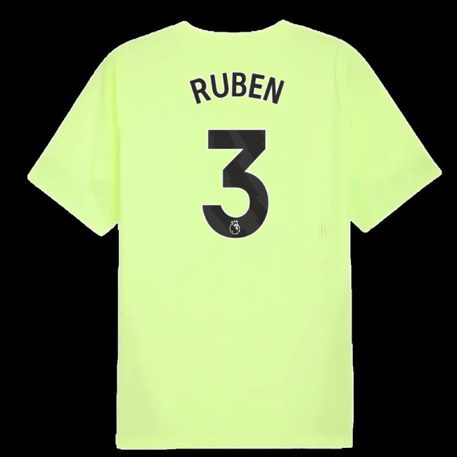 2025-2026 Man City Training Jersey (Fizzy Apple) (Ruben 3) — Buy Now
