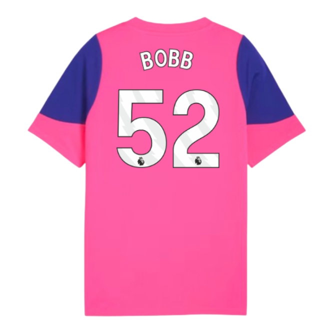 2025-2026 Man City Training Jersey (Fluro Pink) - Kids (Bobb 52) — Shop Now