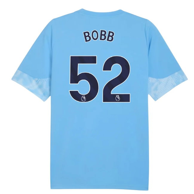 2025-2026 Man City Training Jersey (Light Blue) - Kids (Bobb 52) — Buy Now