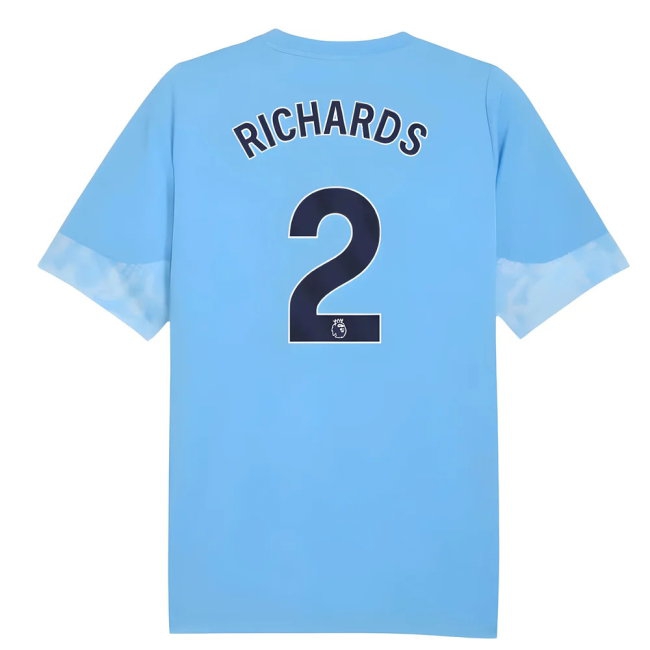 2025-2026 Man City Training Jersey (Light Blue) - Kids (Richards 2) — Shop Online