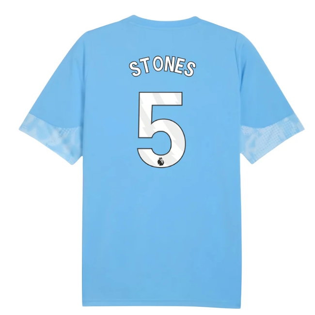 2025-2026 Man City Training Jersey (Light Blue) (Stones 5) — Shop Now