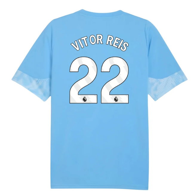 2025-2026 Man City Training Jersey (Light Blue) (Vitor Reis 22) — Buy Online
