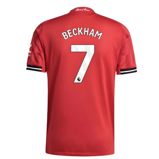 2025-2026 Man Utd Player Version Home Shirt (Beckham 7) — Buy Online