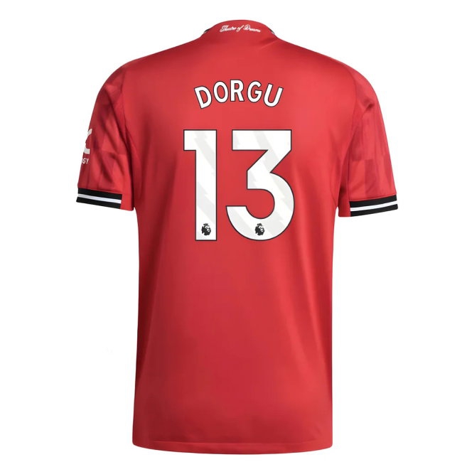 2025-2026 Man Utd Player Version Home Shirt (Dorgu 13) — Buy Online