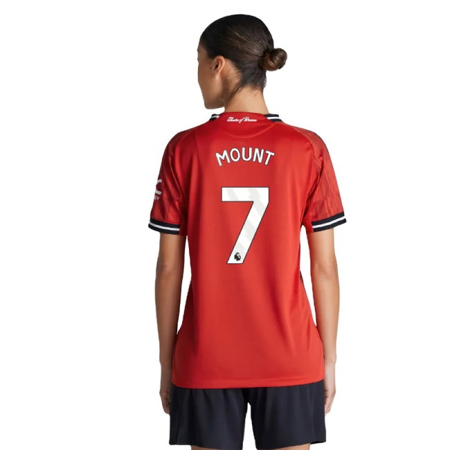 2025-2026 Man Utd Player Version Home Shirt (Womens) (Mount 7) — Shop Online